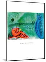Quai de la Tournelle-Marc Chagall-Mounted Collectable Print