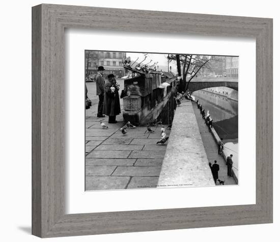 Quai de Montebello 1956-Izis-Framed Art Print