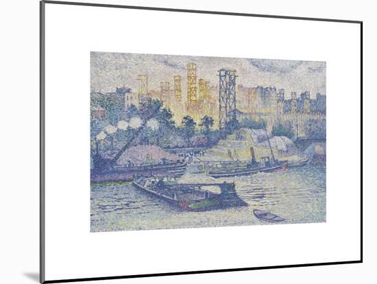 Quai de Passy-Henri Edmond Cross-Mounted Premium Giclee Print