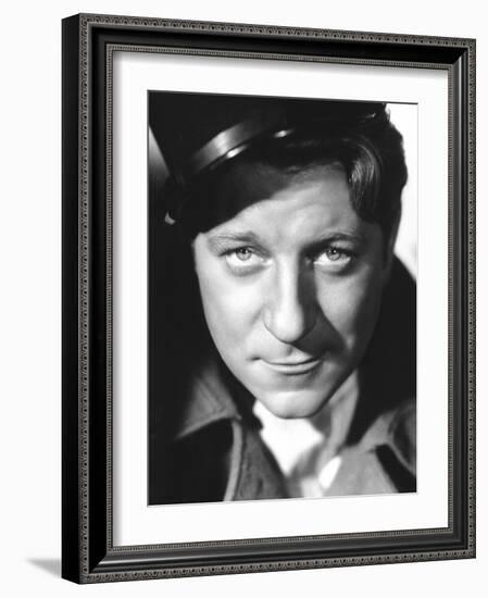 QUAI DES BRUMES, 1938 directed by MARCEL CARNE Jean Gabin (b/w photo)-null-Framed Photo