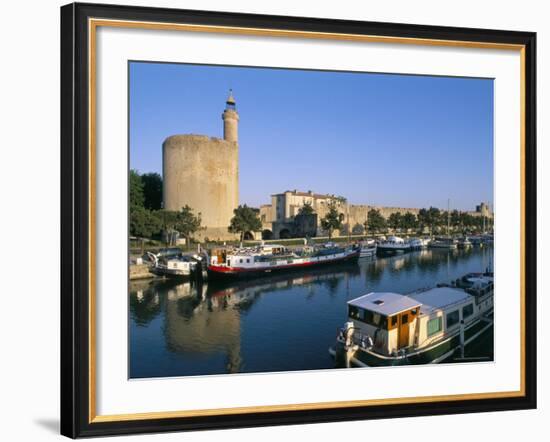 Quai Des Croisades, Aigues-Mortes, Languedoc-Roussillon, France-Bruno Barbier-Framed Photographic Print