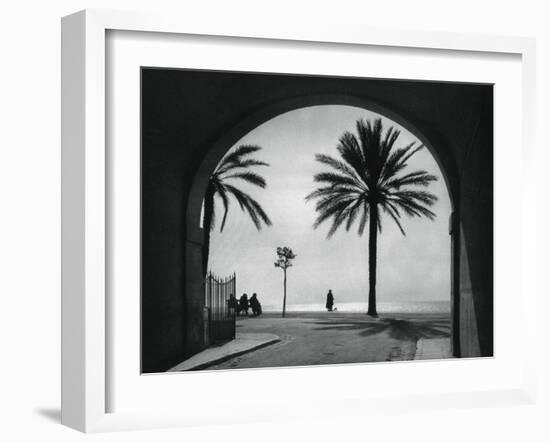 Quai Des États-Unis, Nice, France, 1937-Martin Hurlimann-Framed Giclee Print