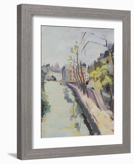 Quai des Grands Augustins, Paris, 1961-Anne Durham-Framed Giclee Print