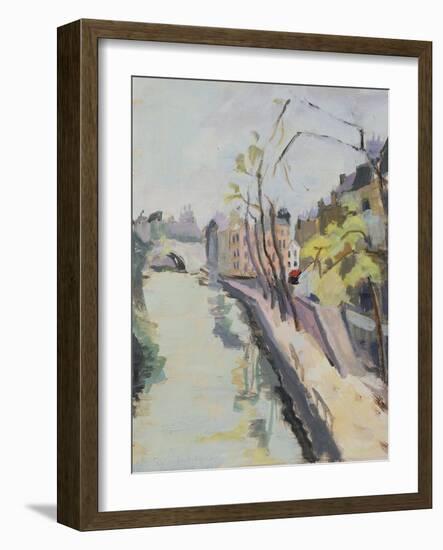 Quai des Grands Augustins, Paris, 1961-Anne Durham-Framed Giclee Print