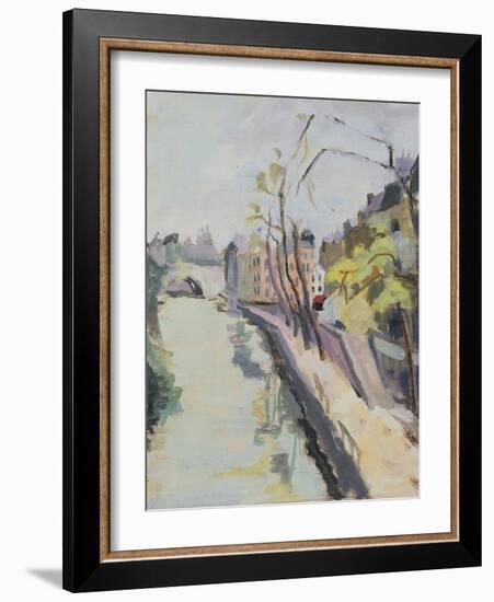 Quai des Grands Augustins, Paris, 1961-Anne Durham-Framed Giclee Print