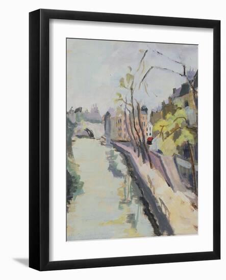 Quai des Grands Augustins, Paris, 1961-Anne Durham-Framed Giclee Print