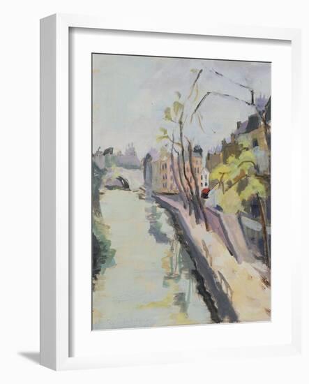 Quai des Grands Augustins, Paris, 1961-Anne Durham-Framed Giclee Print