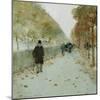 Quai Du Louvre, 1889-Childe Hassam-Mounted Giclee Print