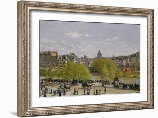 Quai Du Louvre, Paris, 1866-67-Claude Monet-Framed Giclee Print