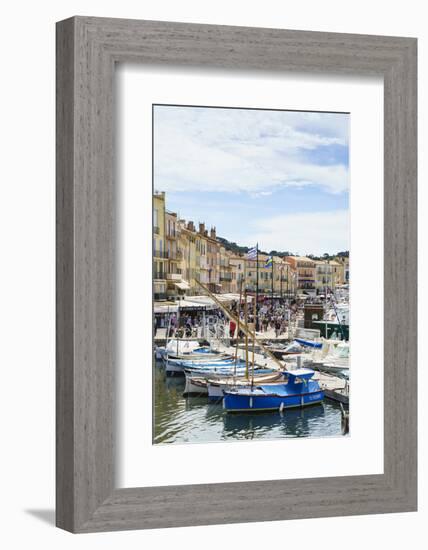 Quai Jean Jaures, Saint-Tropez, Var, Cote d'Azur, Provence, France, Mediterranean, Europe-Fraser Hall-Framed Photographic Print