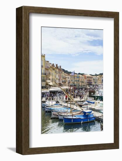 Quai Jean Jaures, Saint-Tropez, Var, Cote d'Azur, Provence, France, Mediterranean, Europe-Fraser Hall-Framed Photographic Print