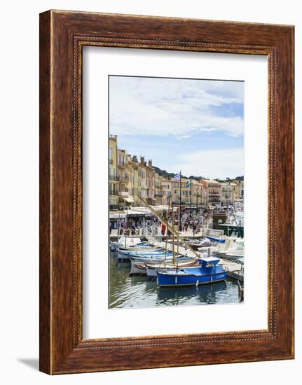 Quai Jean Jaures, Saint-Tropez, Var, Cote d'Azur, Provence, France, Mediterranean, Europe-Fraser Hall-Framed Photographic Print