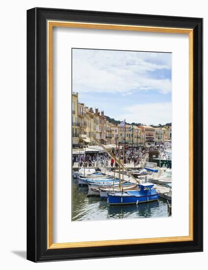 Quai Jean Jaures, Saint-Tropez, Var, Cote d'Azur, Provence, France, Mediterranean, Europe-Fraser Hall-Framed Photographic Print