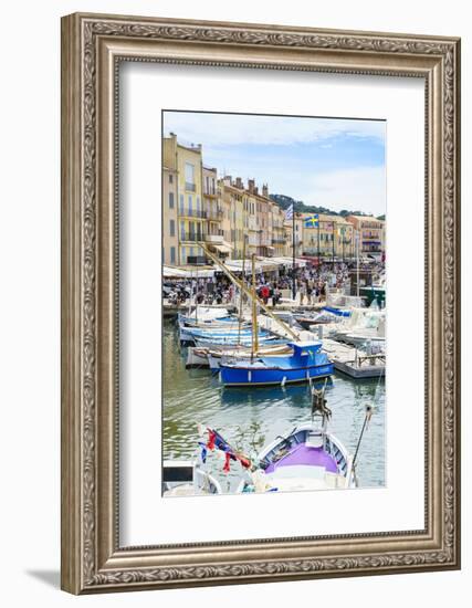 Quai Jean Jaures, Saint-Tropez, Var, Cote d'Azur, Provence, France, Mediterranean, Europe-Fraser Hall-Framed Photographic Print