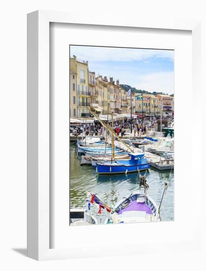 Quai Jean Jaures, Saint-Tropez, Var, Cote d'Azur, Provence, France, Mediterranean, Europe-Fraser Hall-Framed Photographic Print