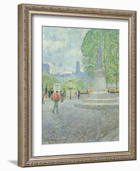 Quai Malaquais, 1897-Childe Hassam-Framed Giclee Print