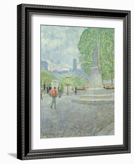 Quai Malaquais, 1897-Childe Hassam-Framed Giclee Print