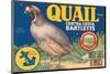 Quail Brand Contra Costa Bartletts-null-Mounted Premium Giclee Print