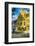 Quaint Yellow House In Old Town Lubeck-George Oze-Framed Photographic Print