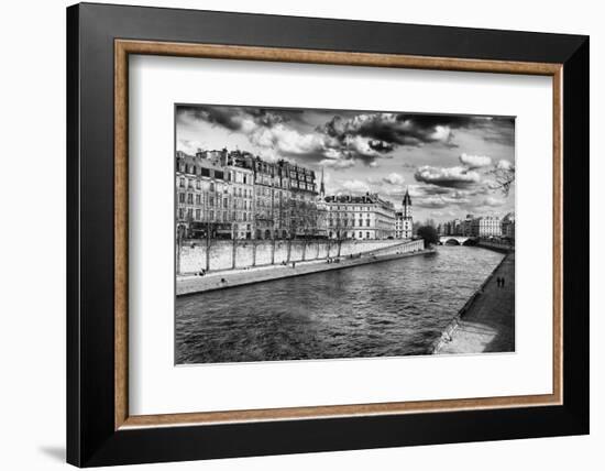 Quais de Seine - Ile Saint Louis - Seine River - Paris - France-Philippe Hugonnard-Framed Photographic Print