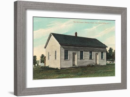 Quaker Meeting House, North Collins-null-Framed Art Print