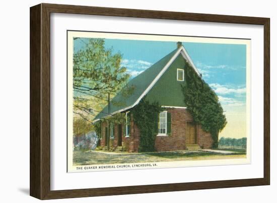 Quaker Memorial Church, Lynchburg, Virginia-null-Framed Art Print