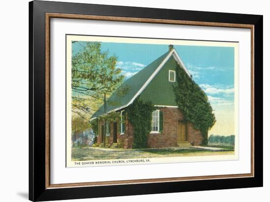 Quaker Memorial Church, Lynchburg, Virginia-null-Framed Art Print