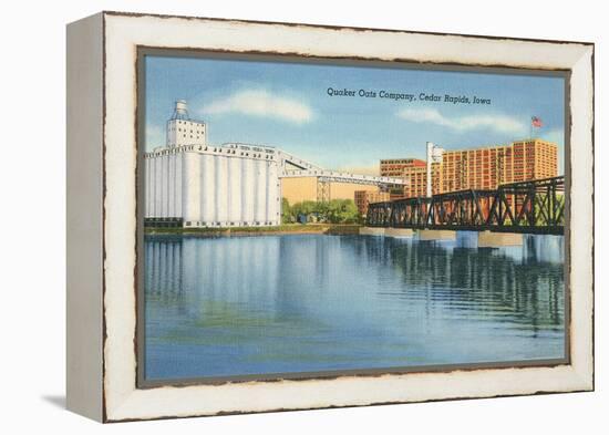 Quaker Oats Factory, Cedar Rapids, Iowa-null-Framed Stretched Canvas