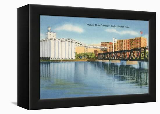 Quaker Oats Factory, Cedar Rapids, Iowa-null-Framed Stretched Canvas