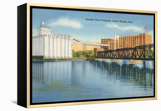 Quaker Oats Factory, Cedar Rapids, Iowa-null-Framed Stretched Canvas