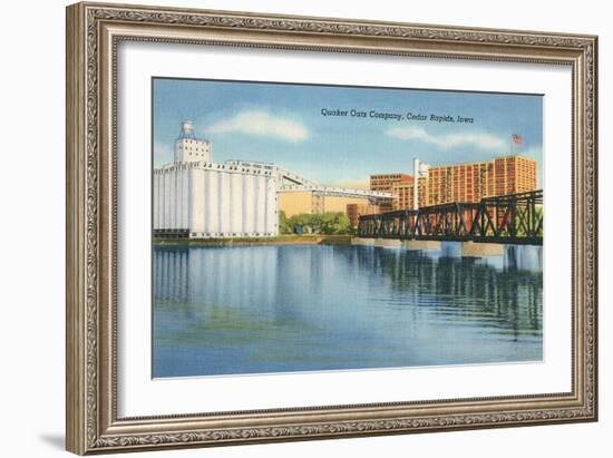 Quaker Oats Factory, Cedar Rapids, Iowa-null-Framed Art Print