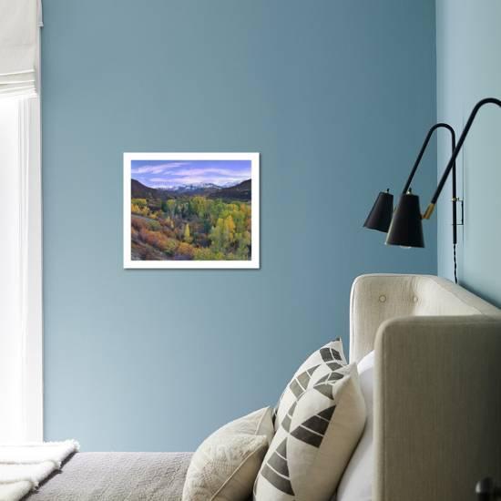 Quaking Aspen Forest In Autumn Snowmass Mountain Near Quaking Aspen Colorado Art Print Tim Fitzharris Art Com