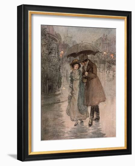 Quality Street: Valentin-Hugh Thomson-Framed Art Print