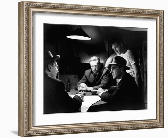 Quand la ville dort THE ASPHALT JUNGLE by John Huston with JSam Jaffe, Sterling Hayden, anthony Car-null-Framed Photo