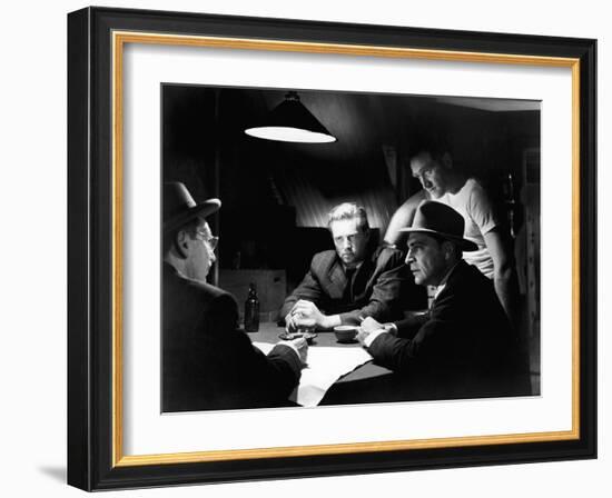 Quand la ville dort THE ASPHALT JUNGLE by John Huston with JSam Jaffe, Sterling Hayden, anthony Car-null-Framed Photo