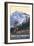 Quandary Peak - Breckenridge, Colorado - Mountain Hiker-Lantern Press-Framed Art Print