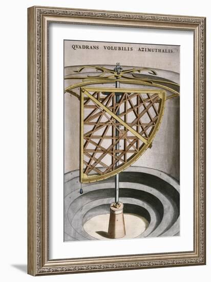 Quandrans Volubilis Azimuthalis-Joan Blaeu-Framed Giclee Print