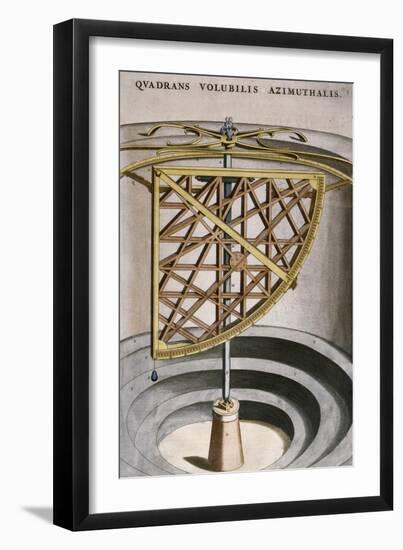 Quandrans Volubilis Azimuthalis-Joan Blaeu-Framed Giclee Print