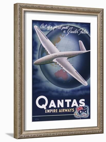 Quantas Empire Airways-null-Framed Giclee Print