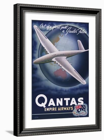 Quantas Empire Airways-null-Framed Giclee Print