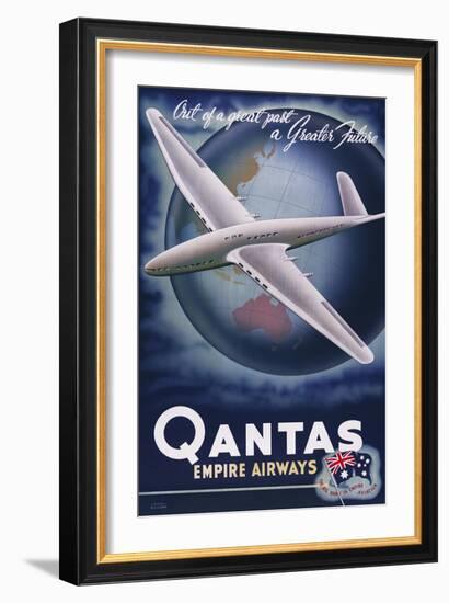 Quantas Empire Airways-null-Framed Giclee Print