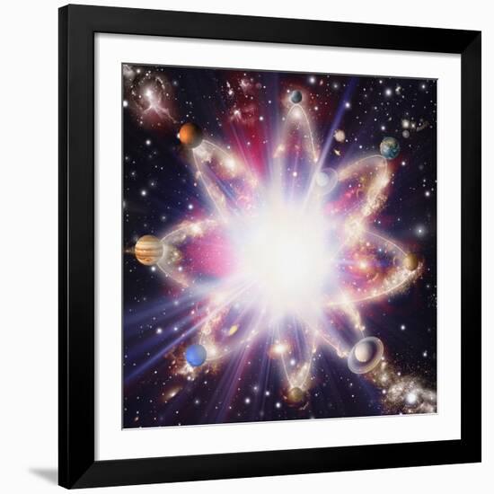 Quantised Orbits of the Planets-Mehau Kulyk-Framed Photographic Print