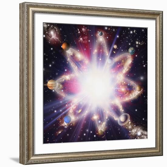 Quantised Orbits of the Planets-Mehau Kulyk-Framed Photographic Print