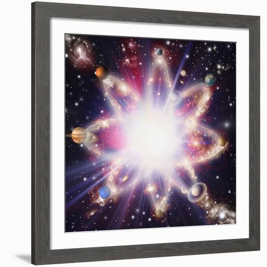 Quantised Orbits of the Planets-Mehau Kulyk-Framed Photographic Print