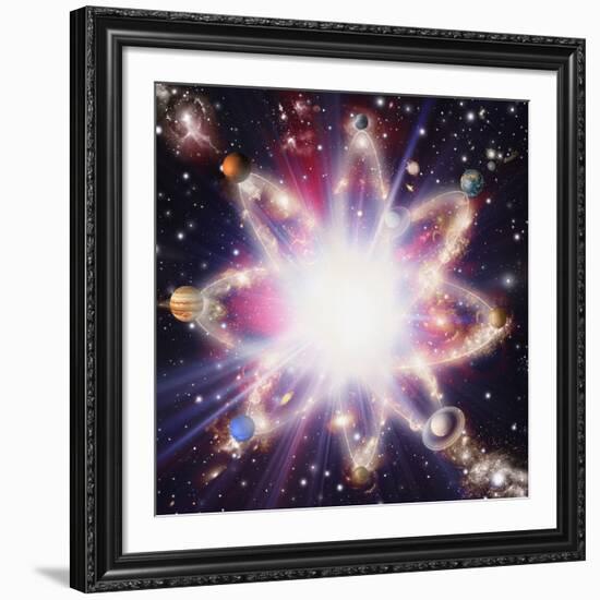 Quantised Orbits of the Planets-Mehau Kulyk-Framed Photographic Print