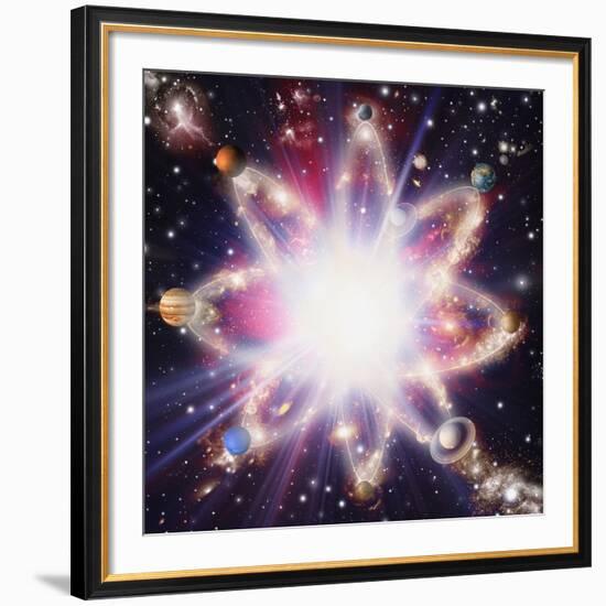 Quantised Orbits of the Planets-Mehau Kulyk-Framed Photographic Print