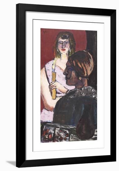 Quappi and Indian-Max Beckmann-Framed Premium Giclee Print