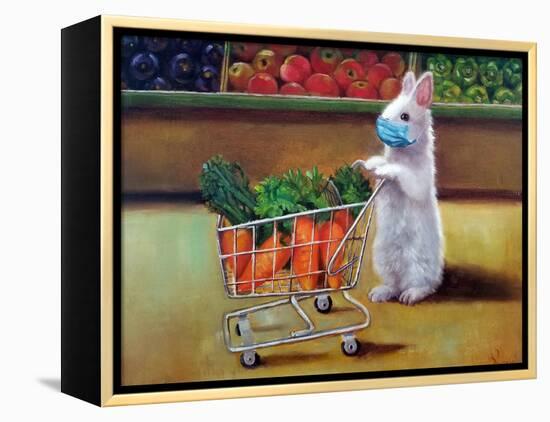 Quarantine Shopping-Lucia Heffernan-Framed Stretched Canvas