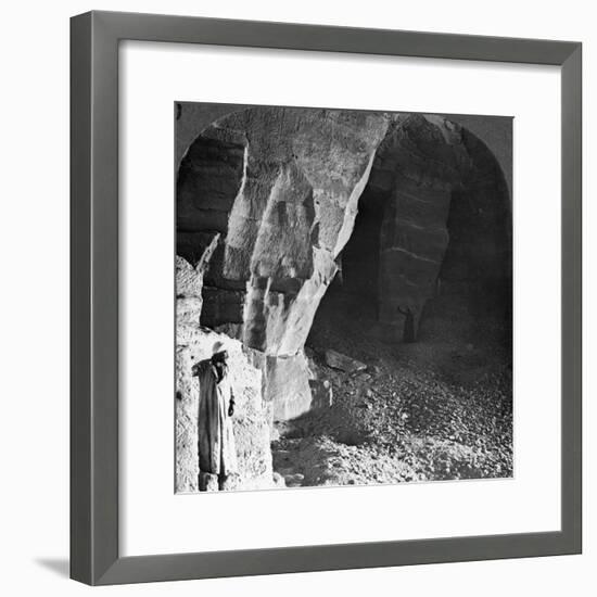 Quarry Chambers of Masara, Egypt, 1905-Underwood & Underwood-Framed Photographic Print