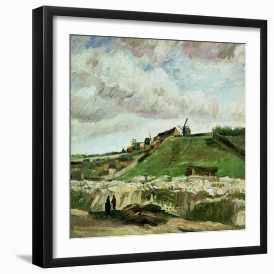 Quarry on Montmartre-Vincent van Gogh-Framed Giclee Print